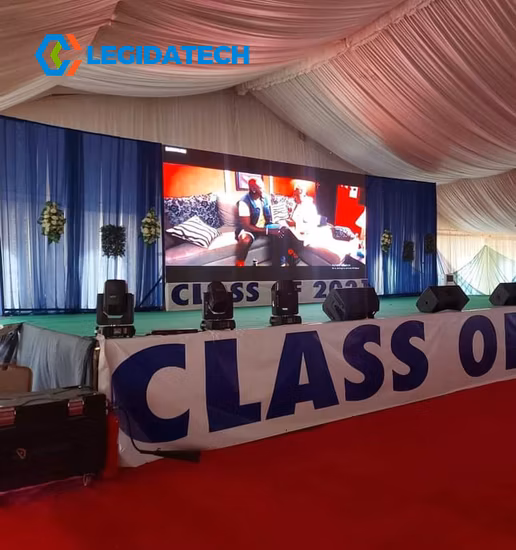 P3.91 Aluguel de cores internas e externas de bom preço Painel de outdoor LED Tela de exibição LED de parede com armário de alumínio fundido 500X1000mm